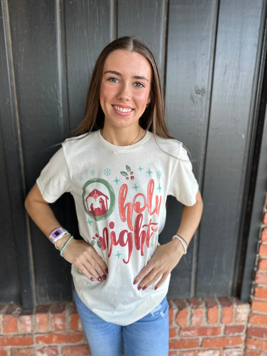 "Oh Holy Night" Graphic Tee