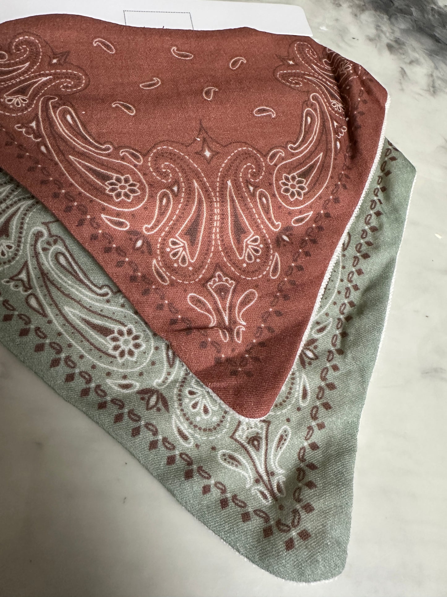 Cowboy Baby Bandana Bib Set