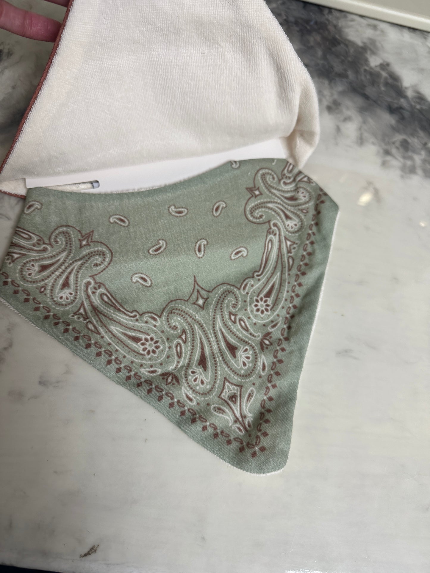 Cowboy Baby Bandana Bib Set