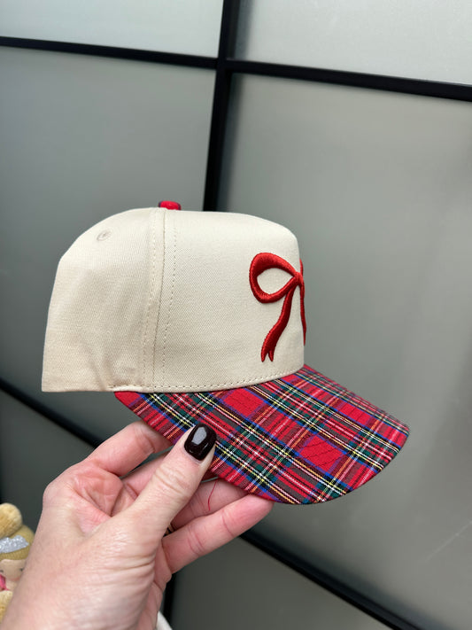 Christmas Plaid Trucker Hat