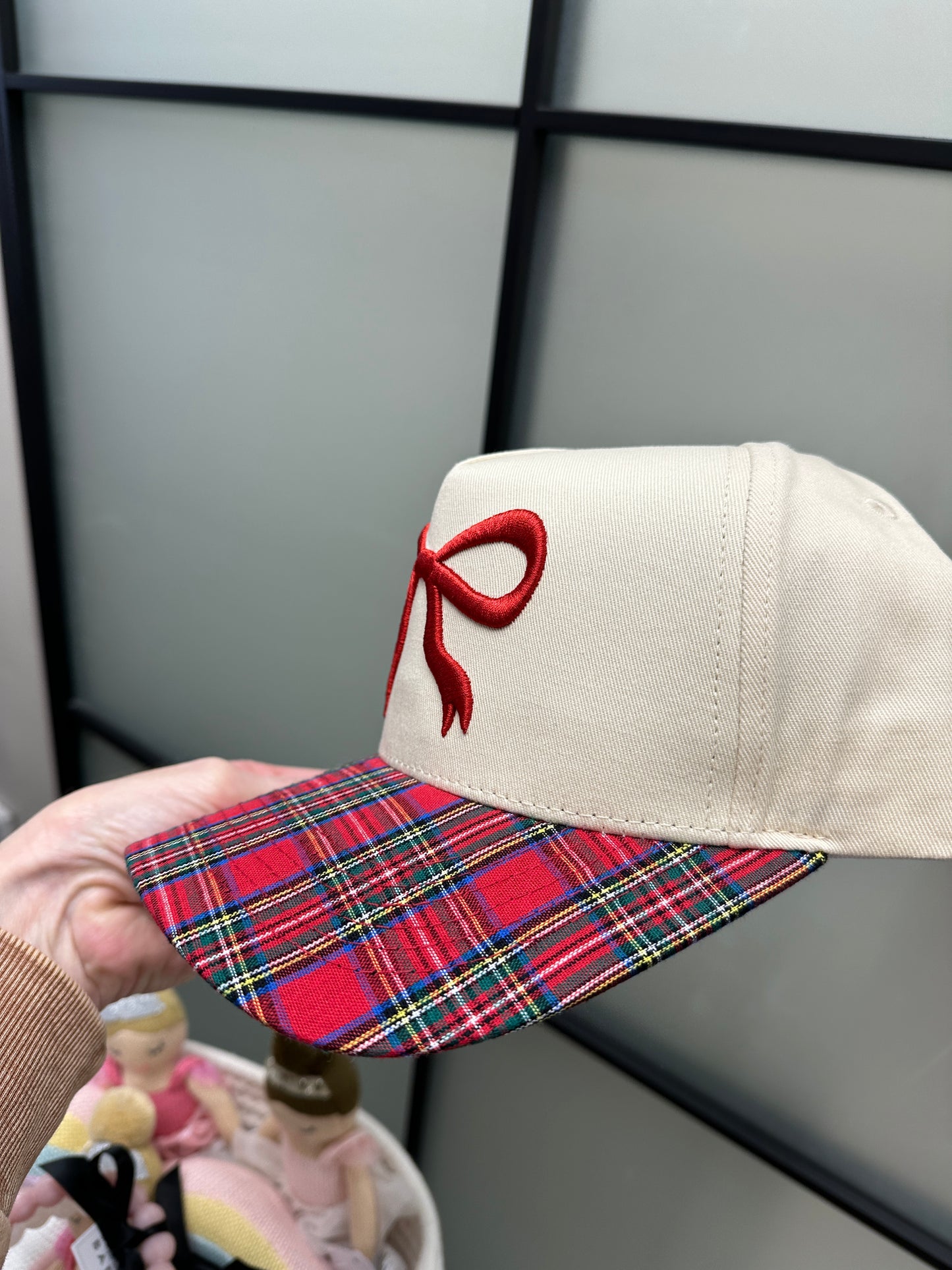 Christmas Plaid Trucker Hat