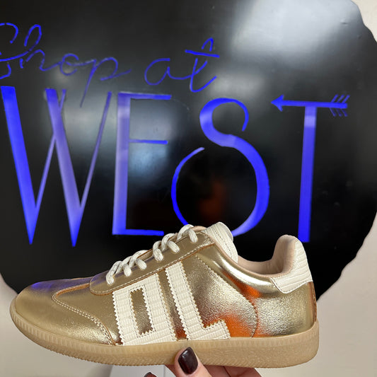 Gold Trackstar Sneakers