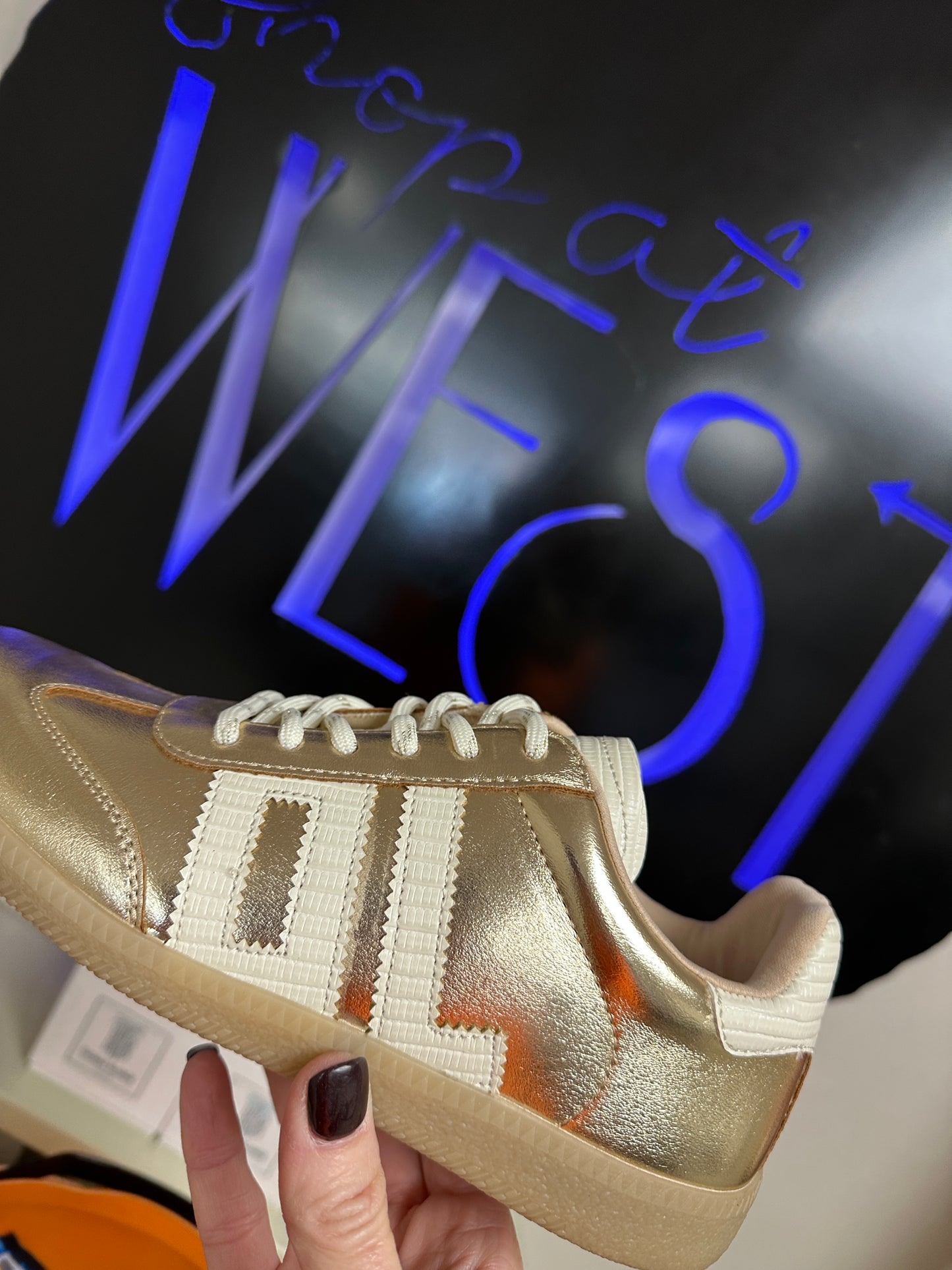 Gold Trackstar Sneakers