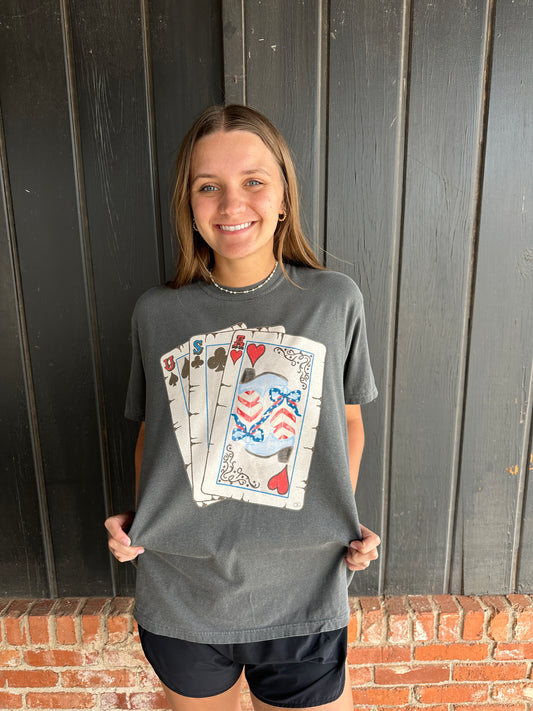 USA Cards Graphic Tee
