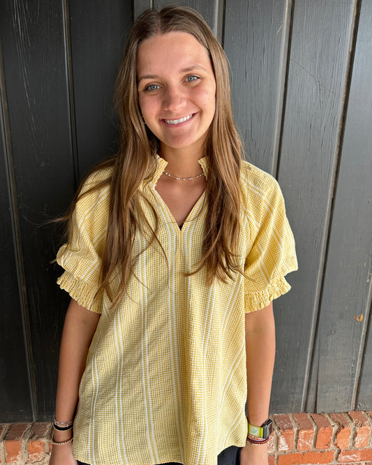 Sunshine Short Sleeve Puff Sleeve