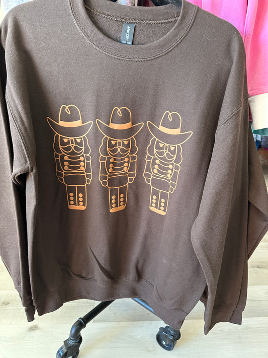 Cowboy Nutcracker Crewneck