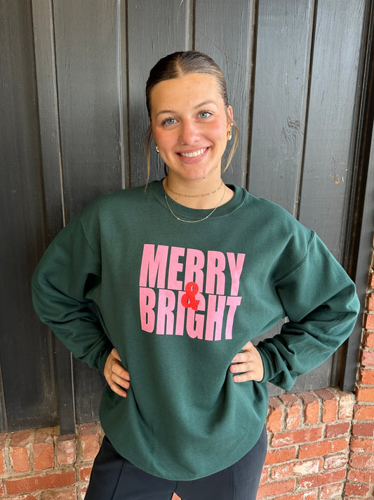 Merry & Bright Crewneck