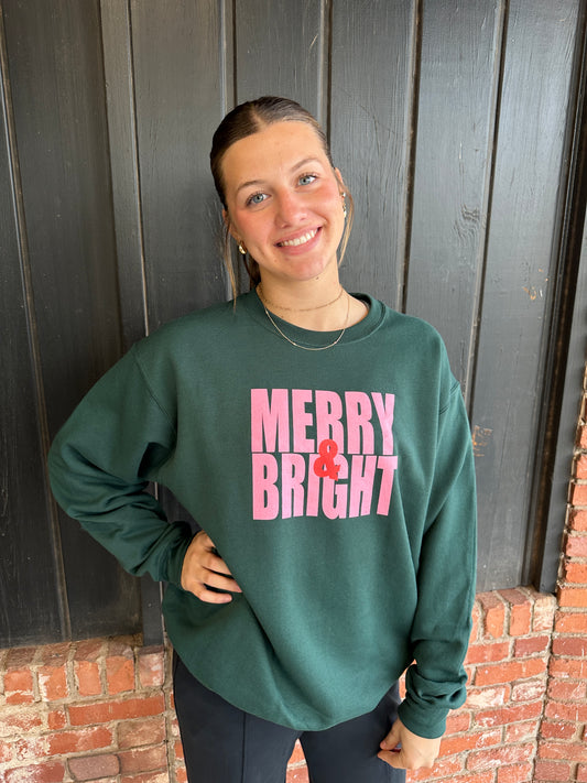 Merry & Bright Crewneck