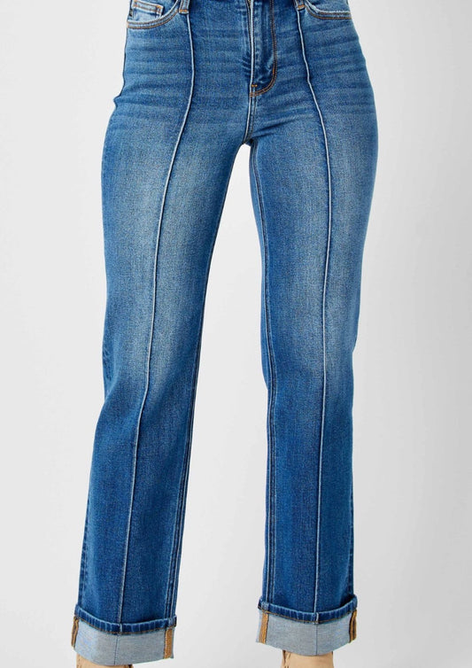 Judy Blue Front Seam cuff straight