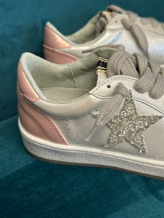 Pearl Pink Paz Sneakers