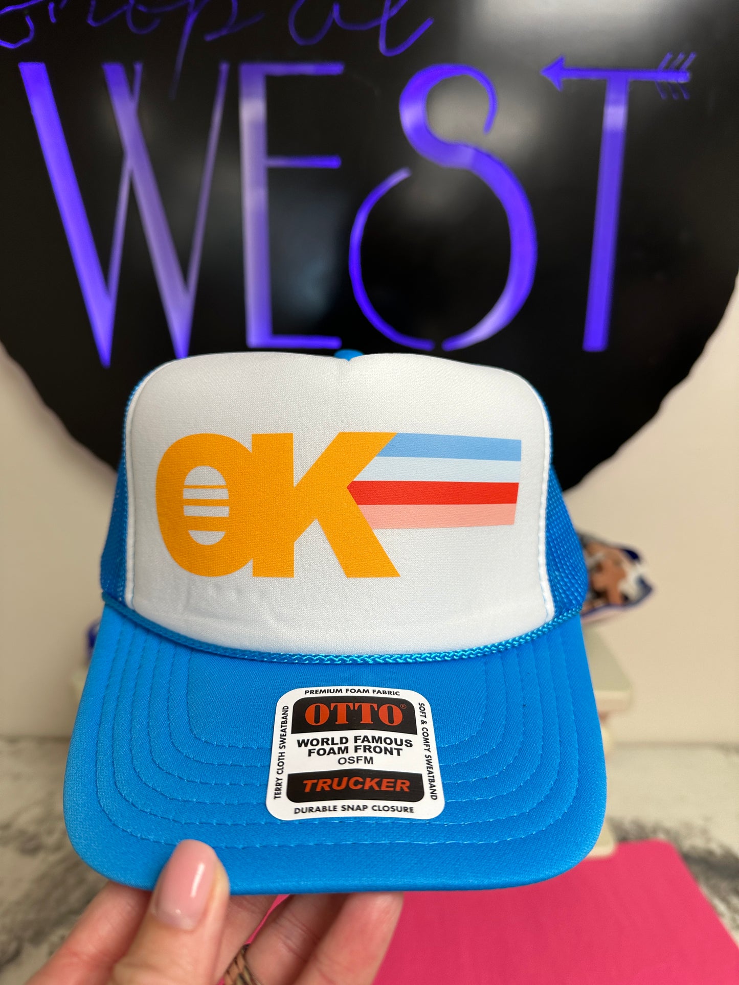 OK custom trucker hat