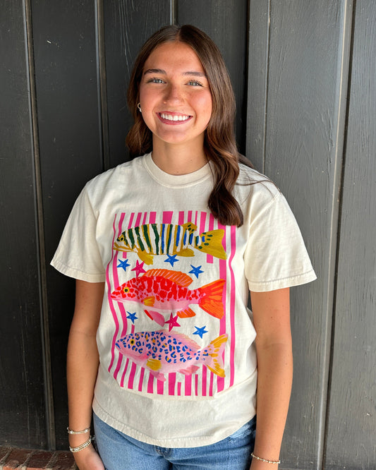 Colorful Fish Tee