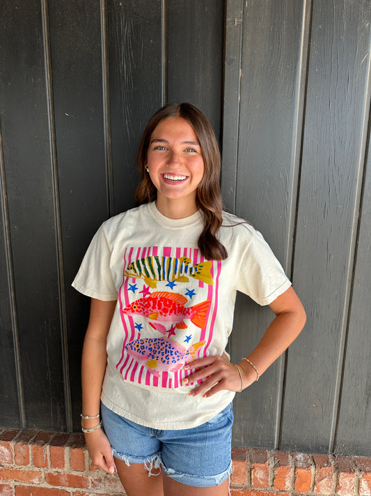 Colorful Fish Tee