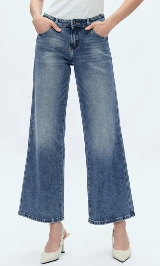 Bayeas Kristy Ankle Straight Leg Jeans