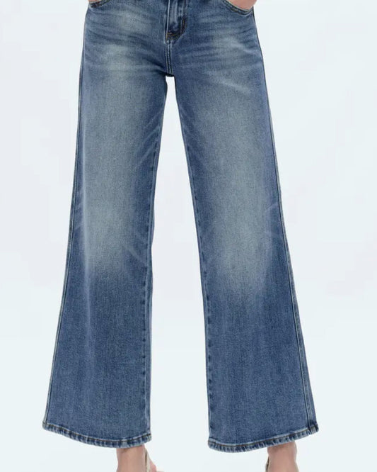 Bayeas Kristy Ankle Straight Leg Jeans