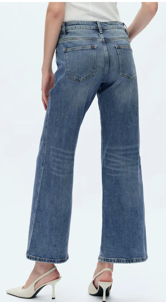 Bayeas Kristy Ankle Straight Leg Jeans