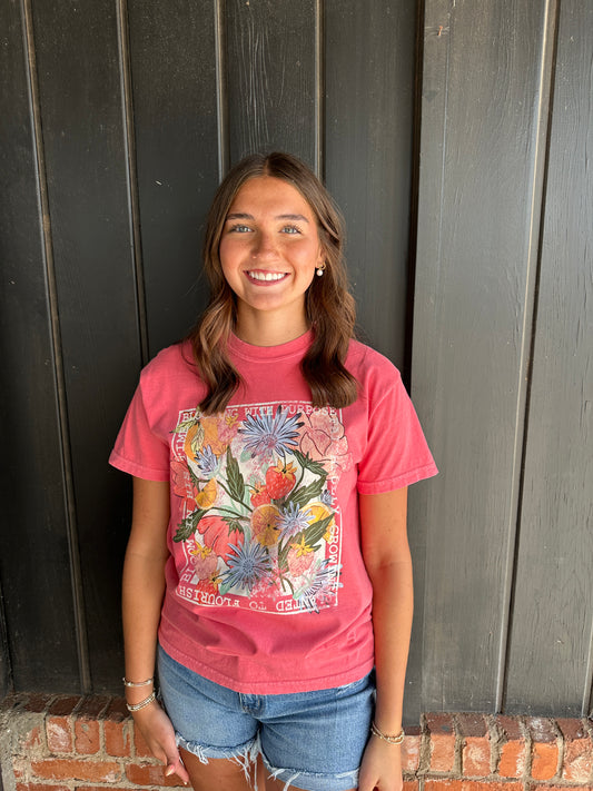 Blooming With Purpose Graphic Tee