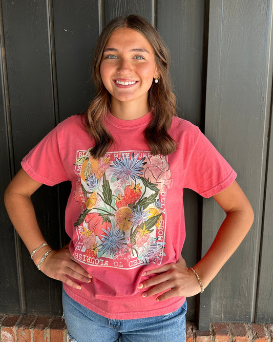 Blooming With Purpose Graphic Tee