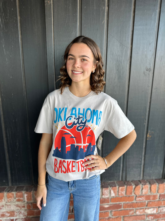 Thunder Sunset Tee - Oklahoma City Thunder