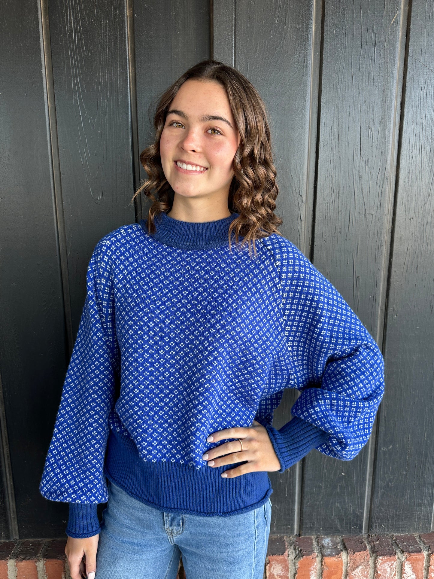 Blue Echo Sweater