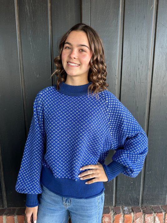 Blue Echo Sweater