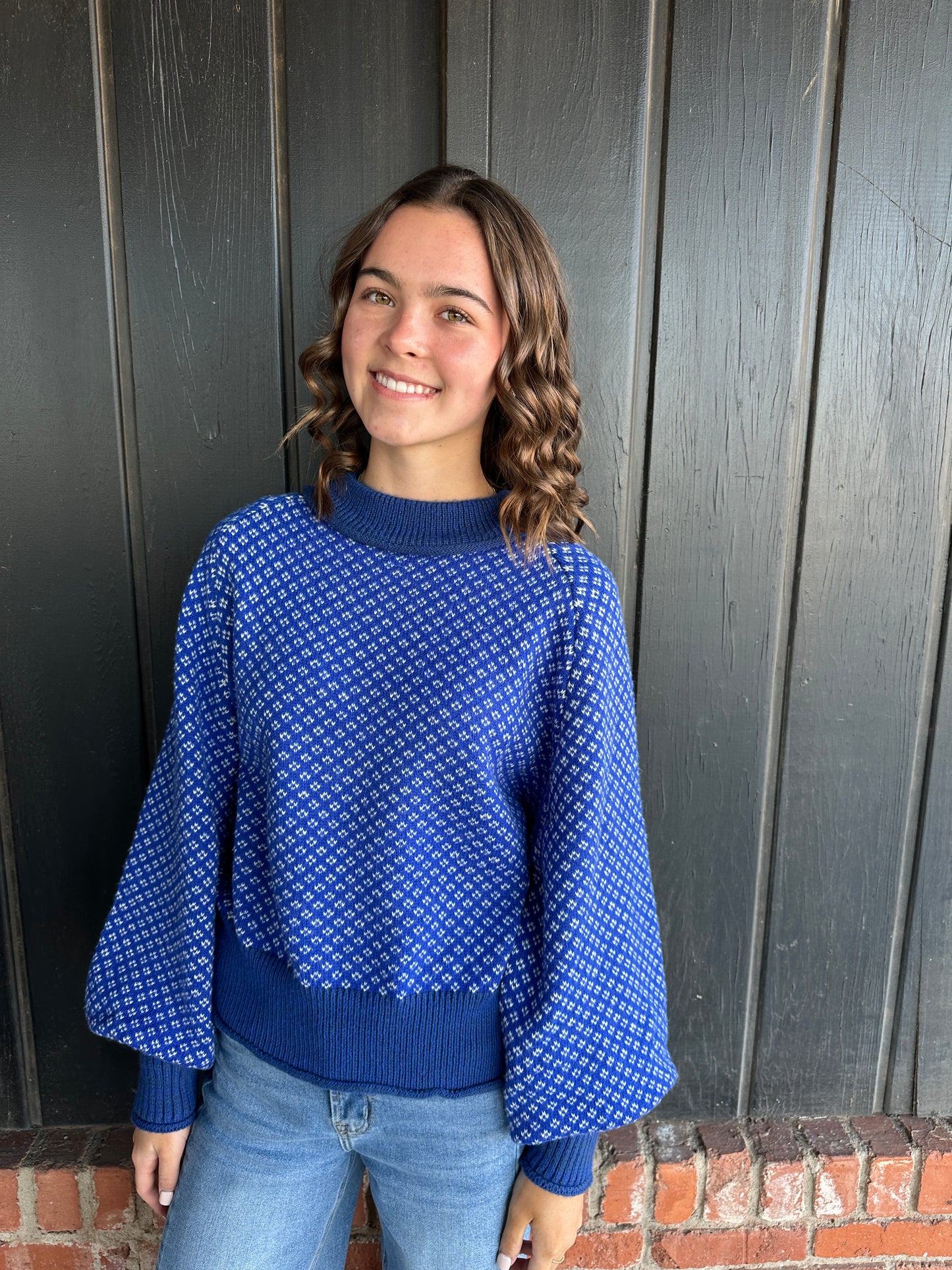 Blue Echo Sweater