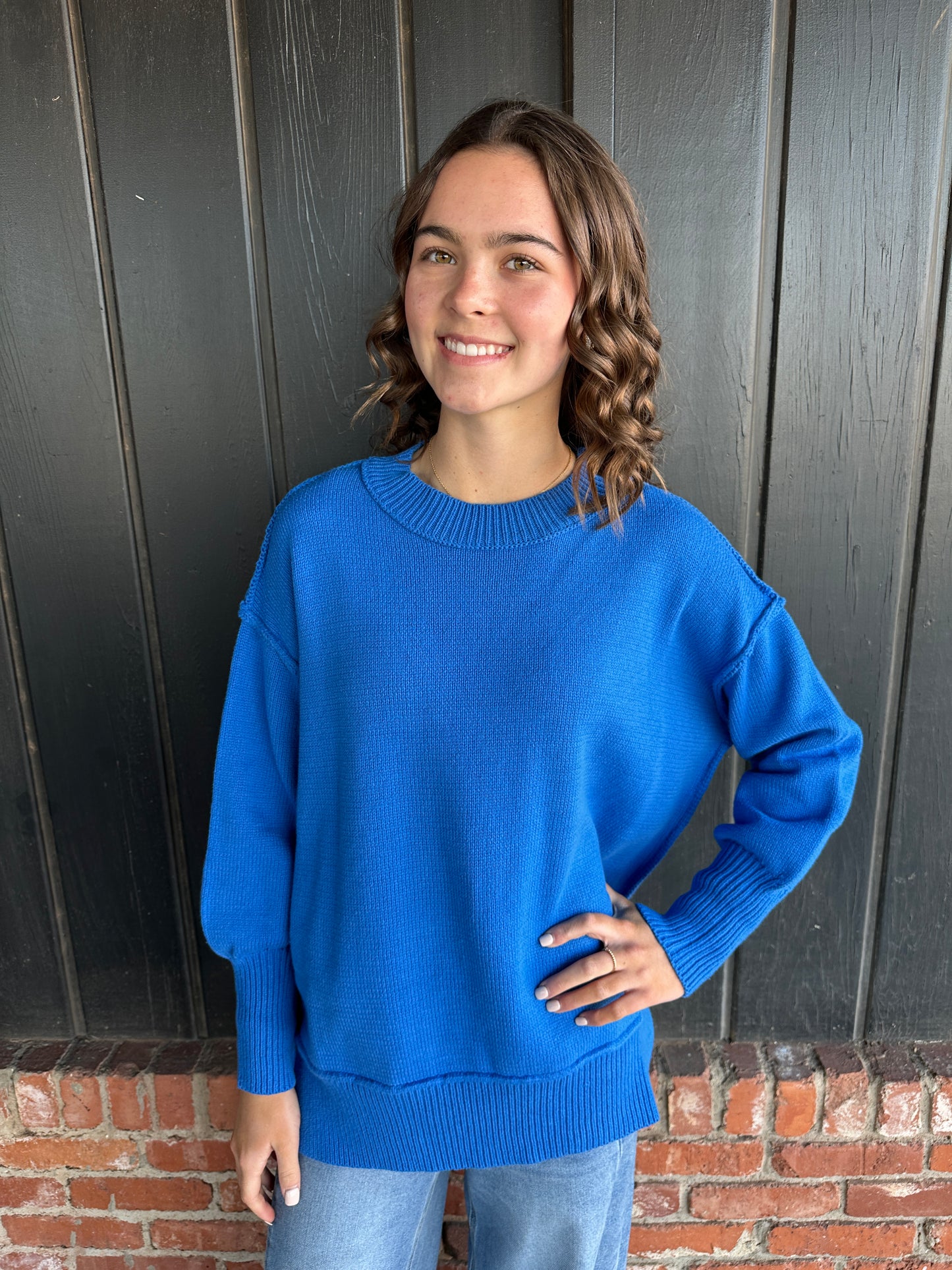 Cobalt Blue Ina Sweater