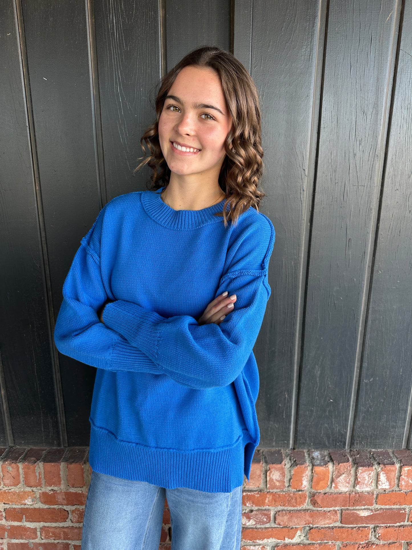 Cobalt Blue Ina Sweater