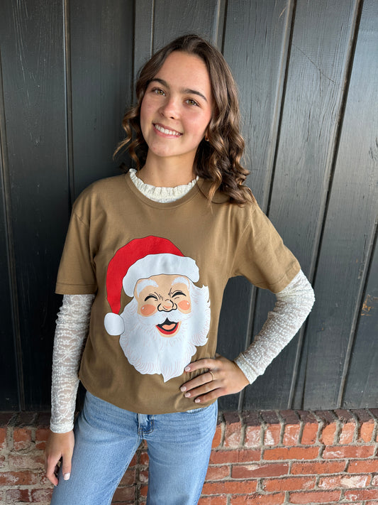 Smiling Santa Tee