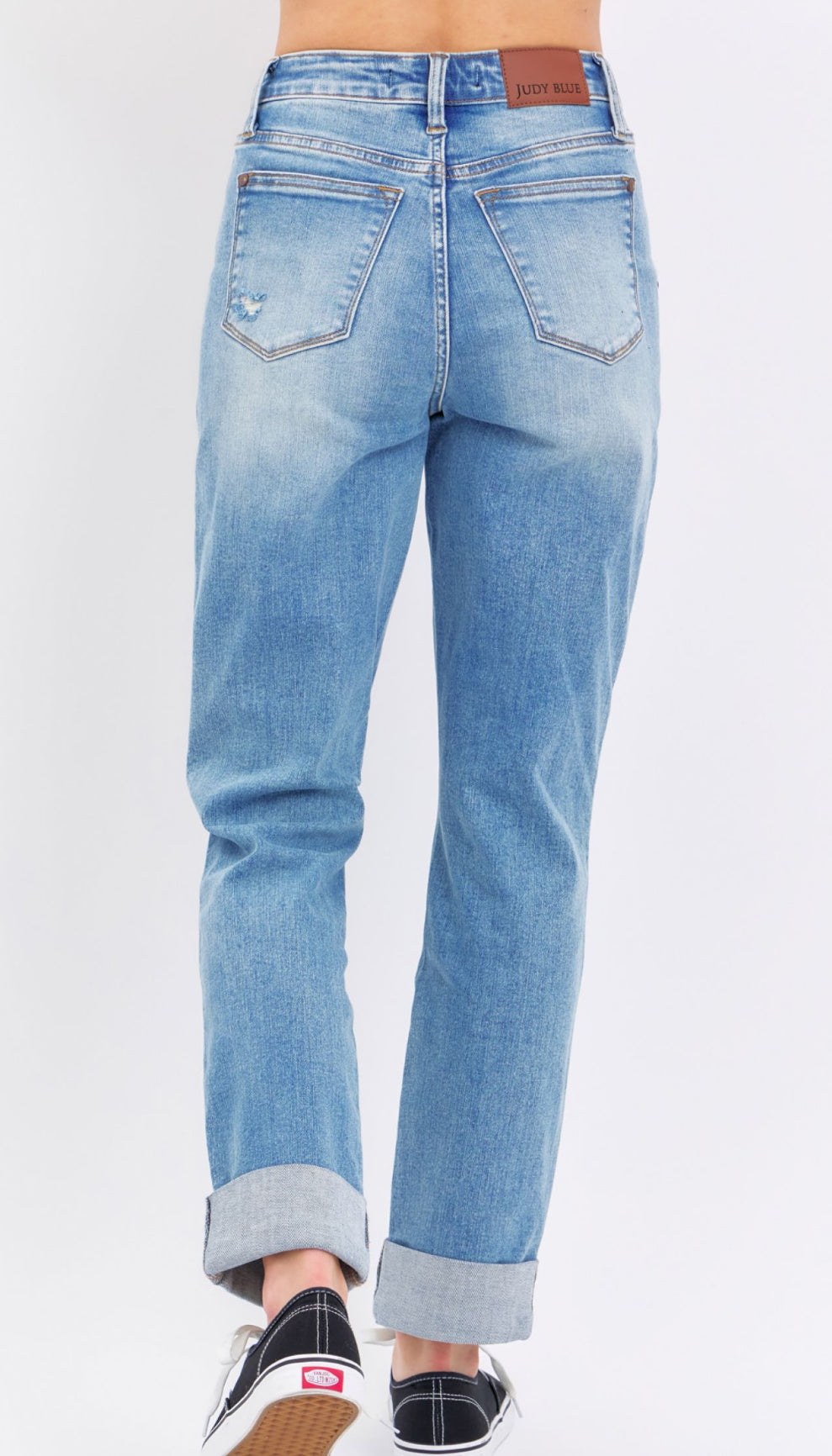 Judy Blue Patch Pocket Boyfriend Jeans