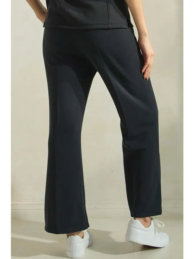 Black  Sofie Soft Cropped Pants