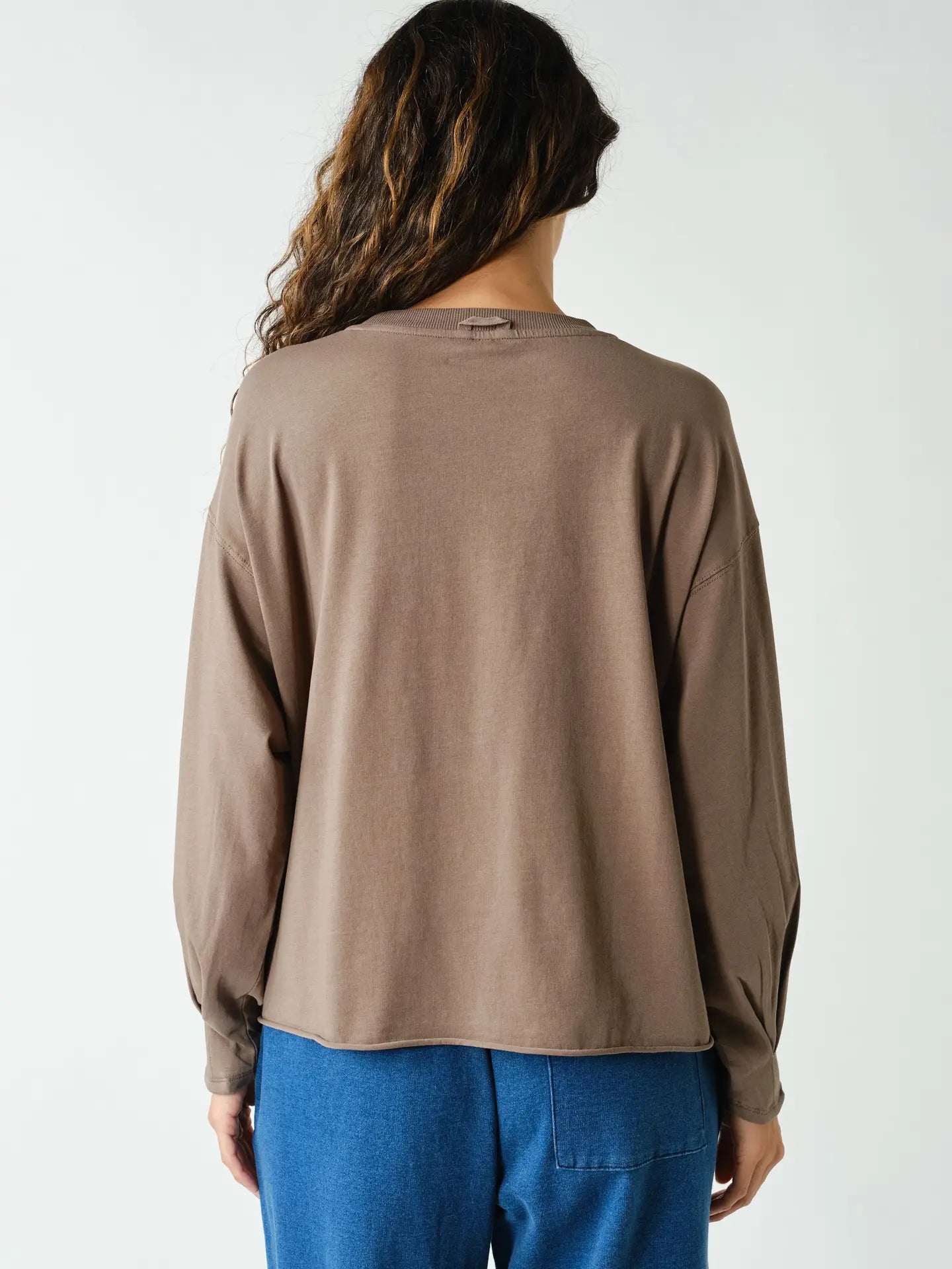 Truffle Pima Cotton Mineral Luxe Tee