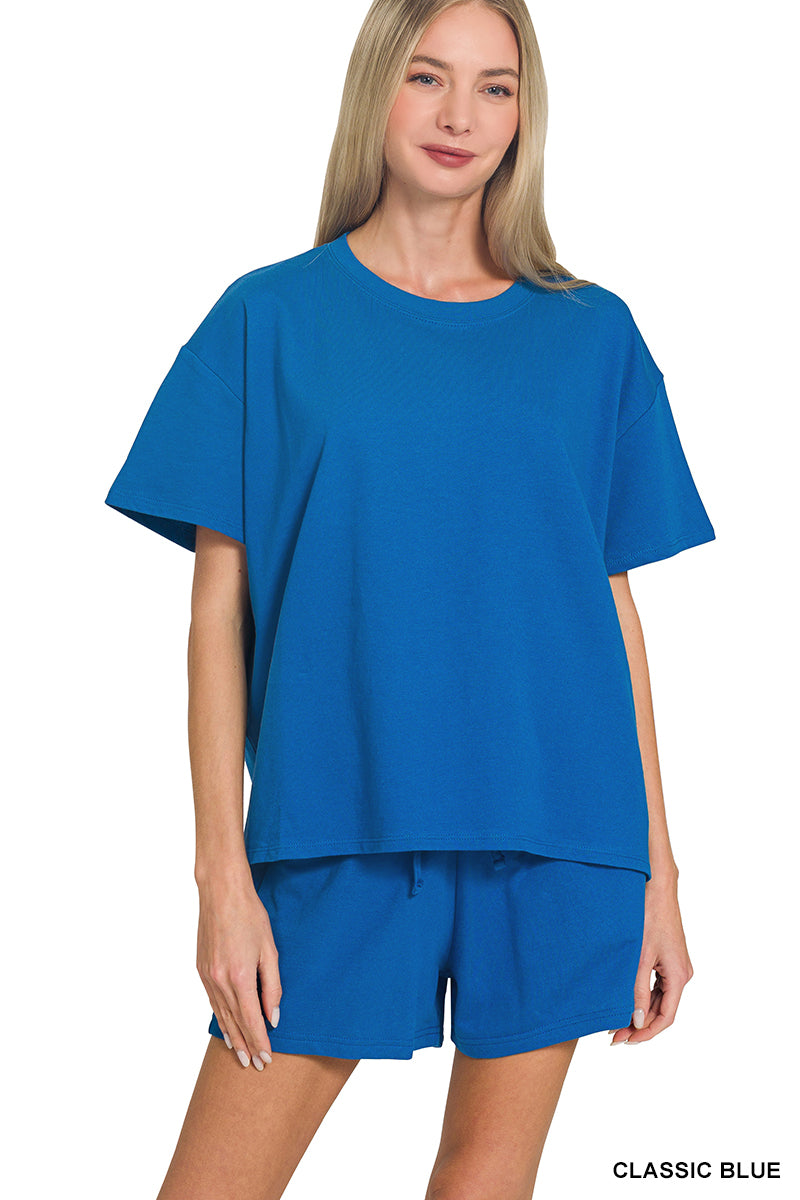 Royal Blue Short Sleeve top & short set