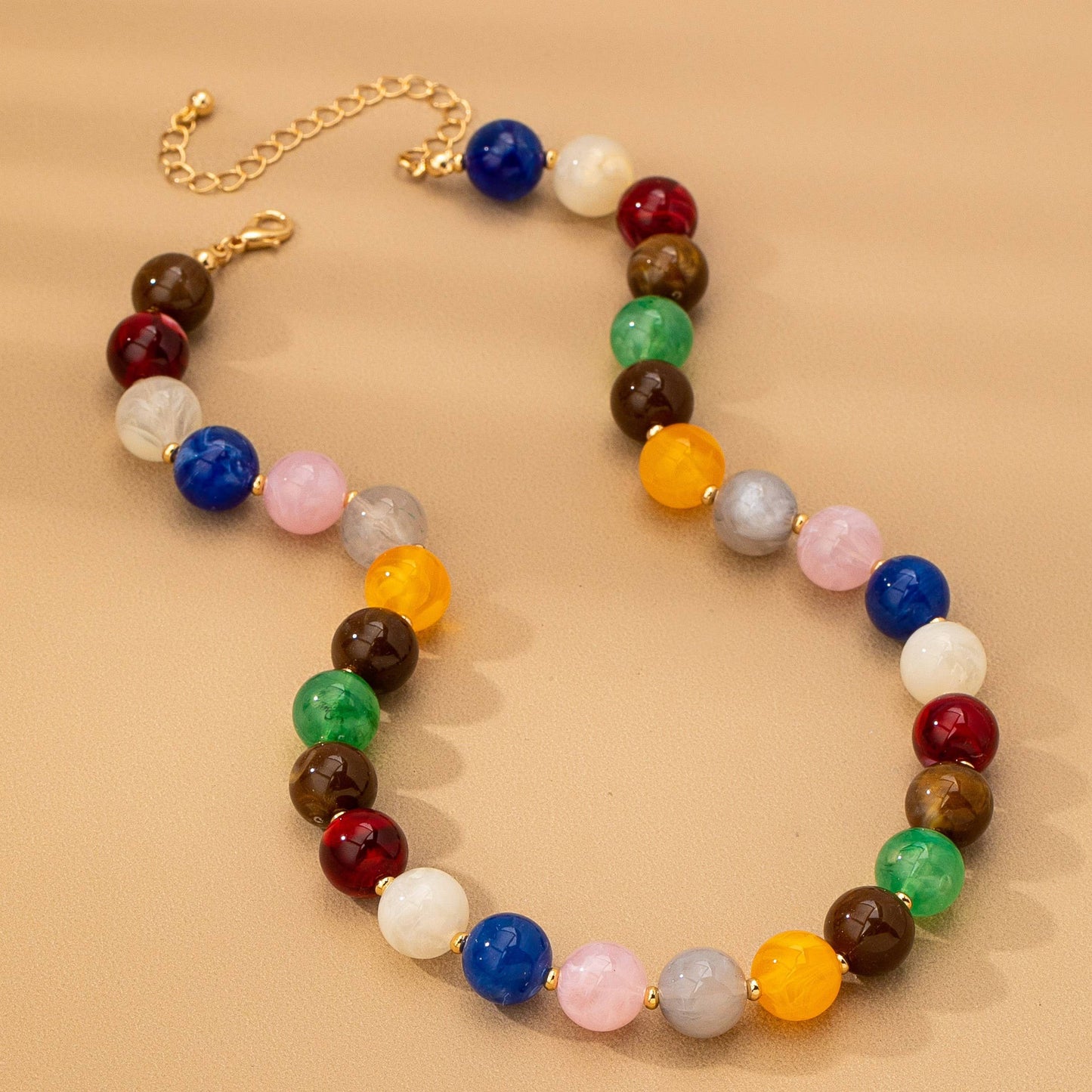 Multi mini beaded necklace