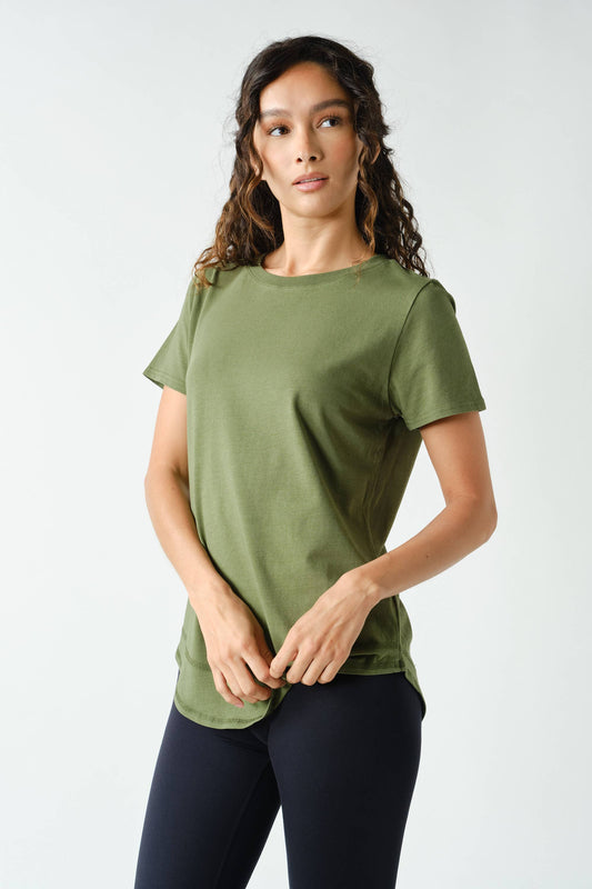 Sage Soft Curve Pima Cotton Tee