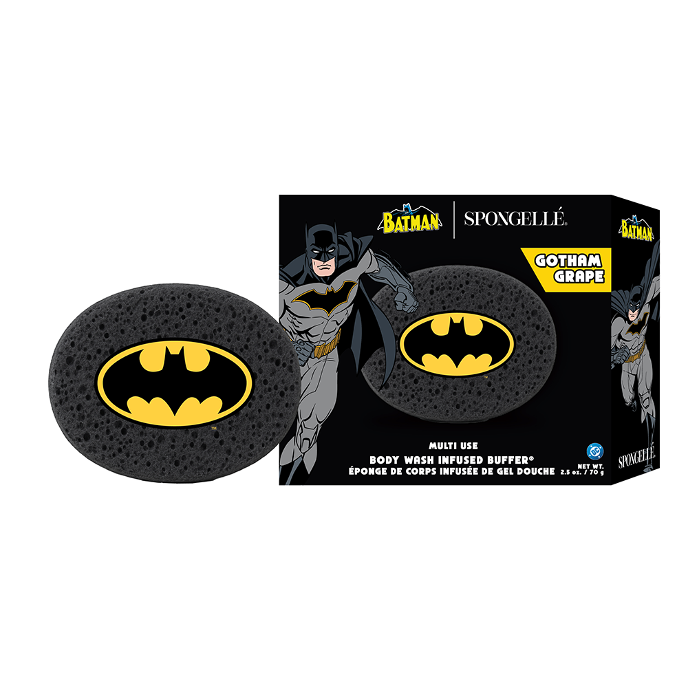 Batman Gotham Grape DC Body Wash Infused Buffer