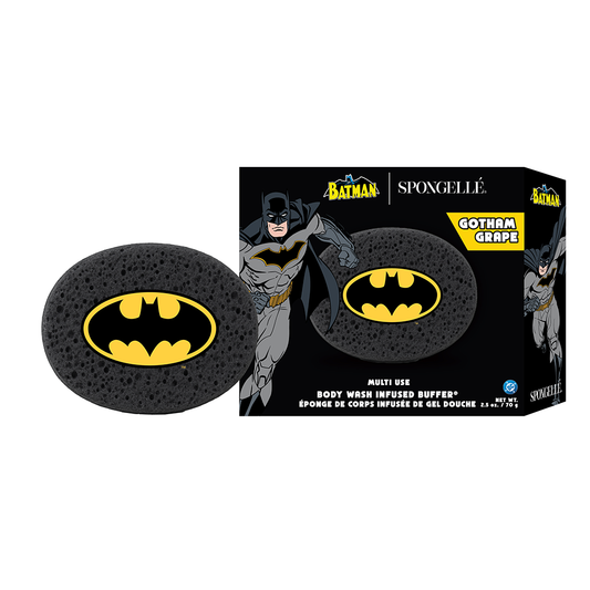 Batman Gotham Grape DC Body Wash Infused Buffer