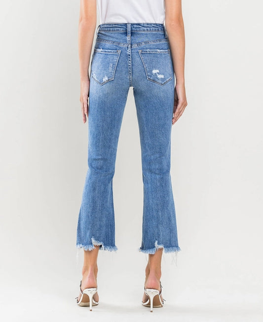 High Rise Kick Flare Jeans