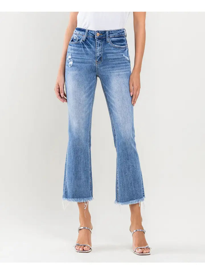 High Rise Kick Flare Jeans