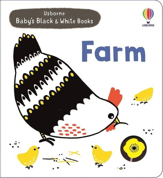 Baby's Black And White Books Farm : Usborne