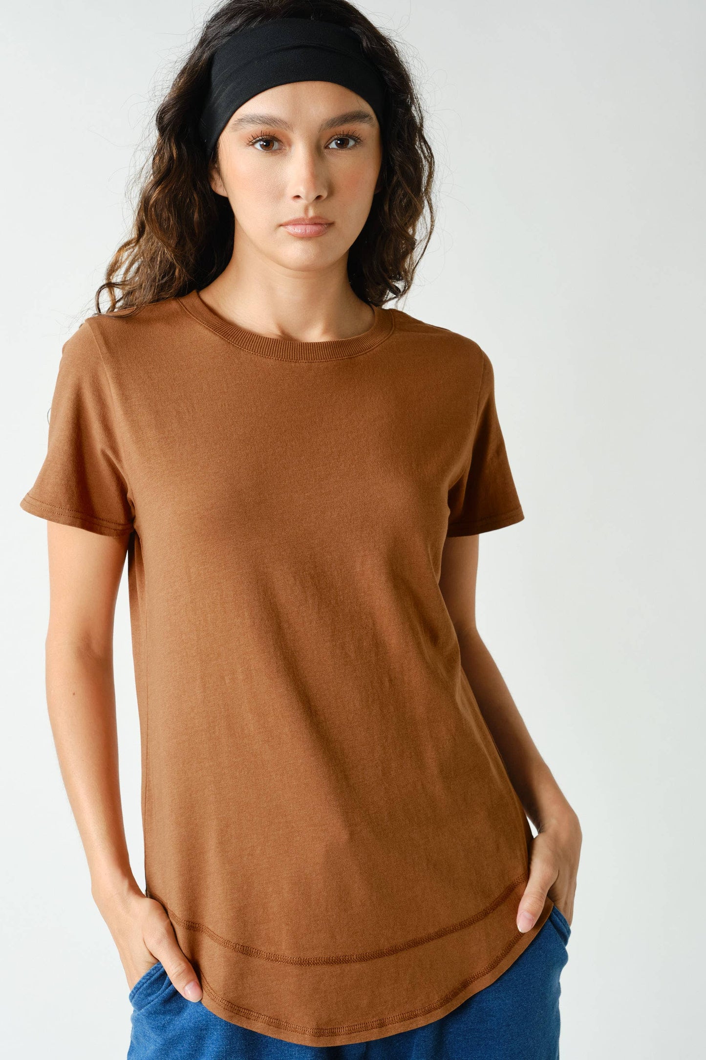 Sage Soft Curve Pima Cotton Tee