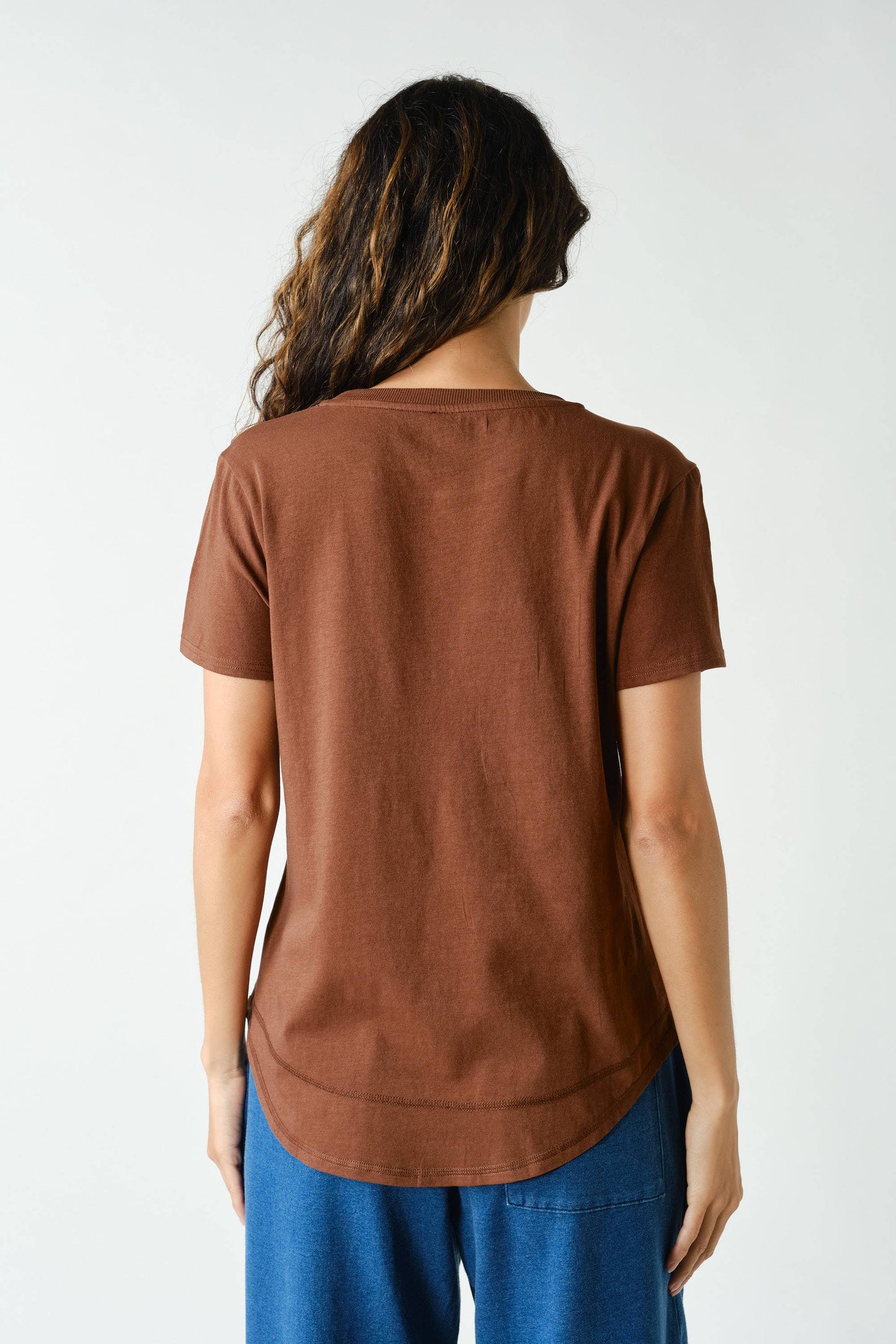 Sage Soft Curve Pima Cotton Tee