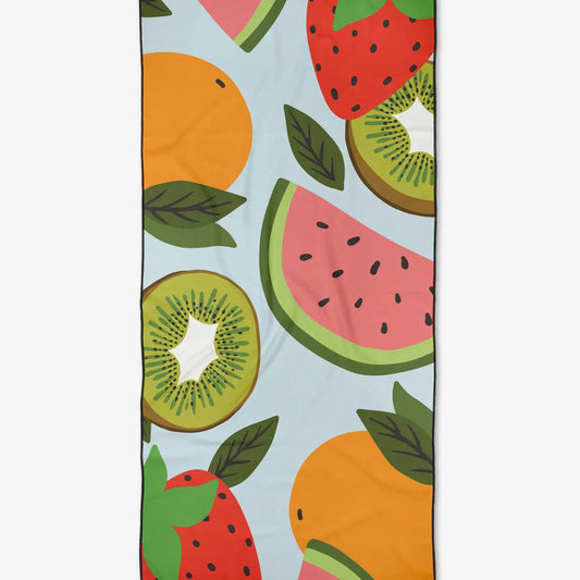 GEOMETRY Fruit Salad Beach Towel