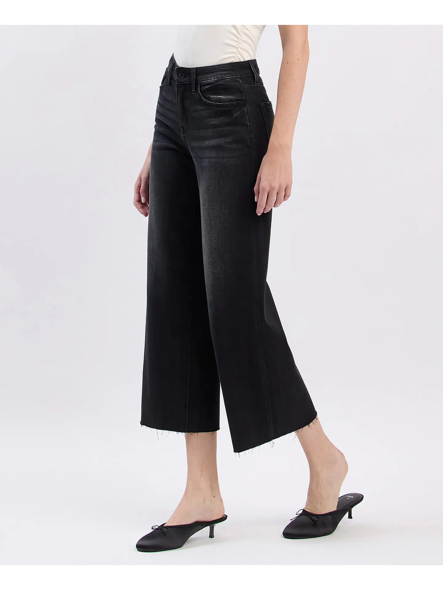 Aileeah Vervet Black Slim Wide