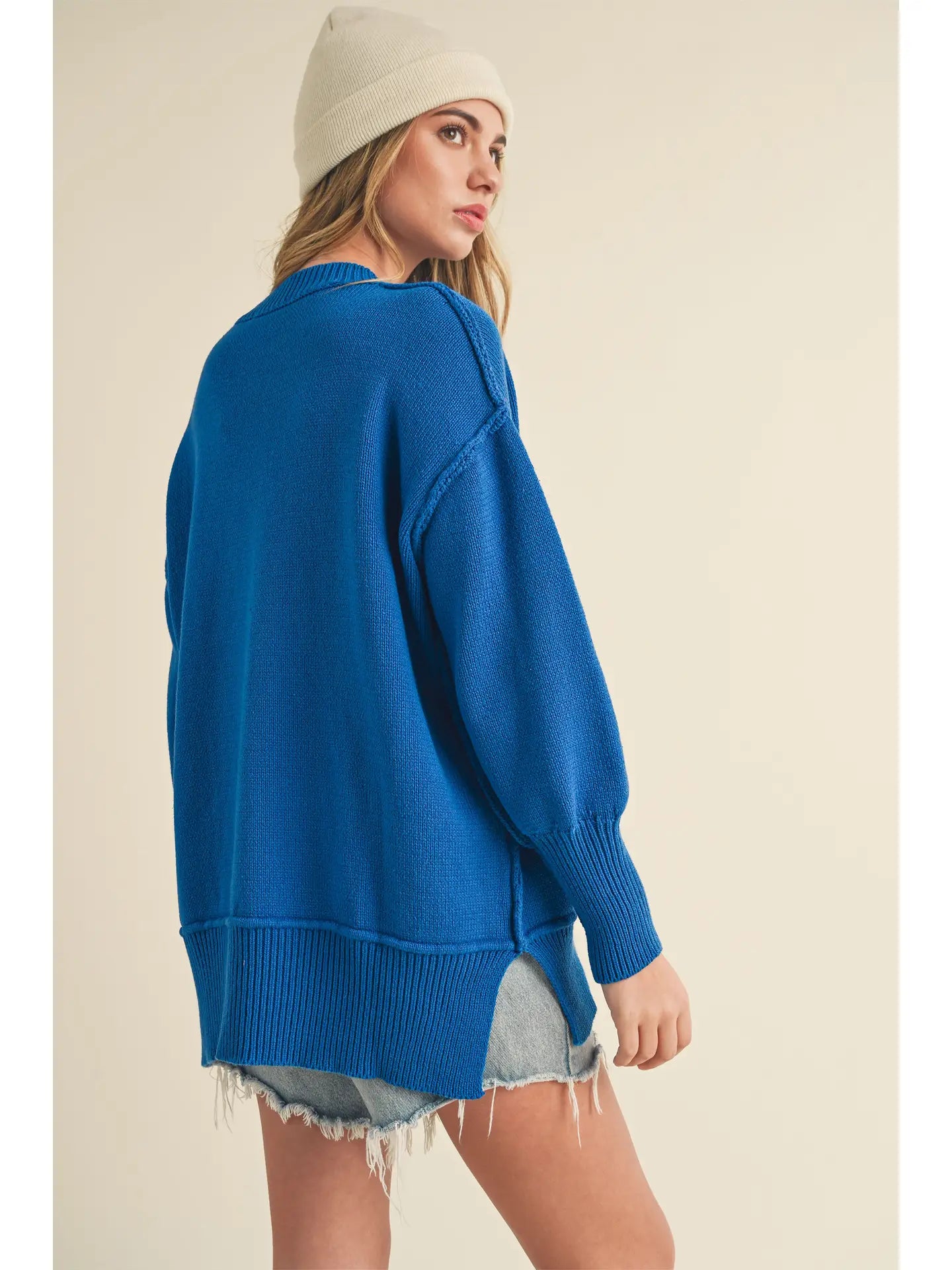 Cobalt Blue Ina Sweater