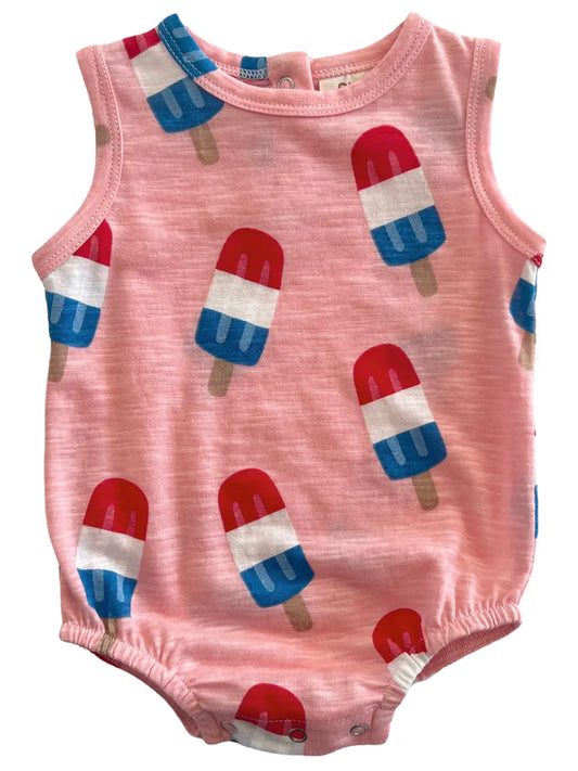 Popsicle Pink / Organic Dune Bubble Newborn