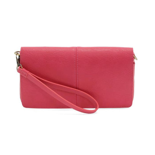 Bright Pink Everly Organizer Flap Crossbody