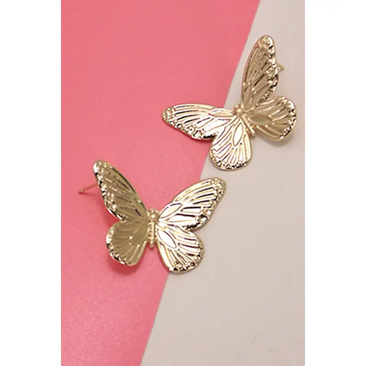 Summer Flare Butterfly Post Earrings