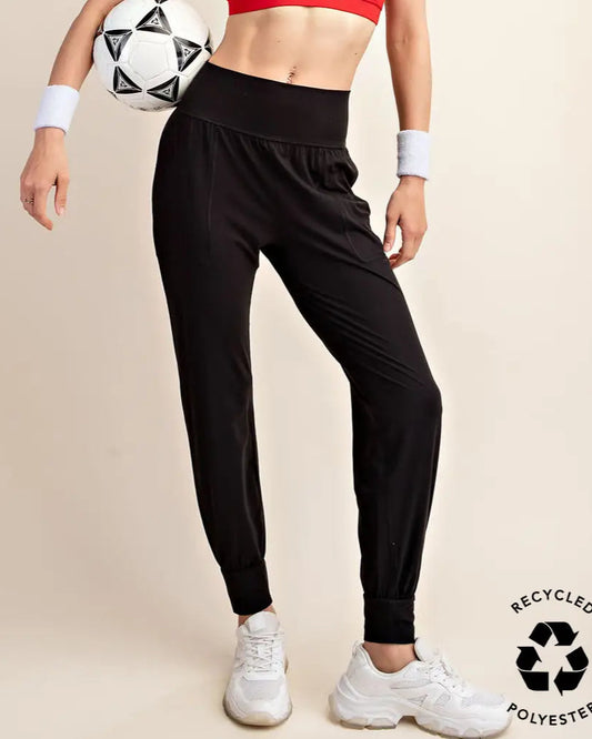 Black Butter Soft Joggers with Pockets