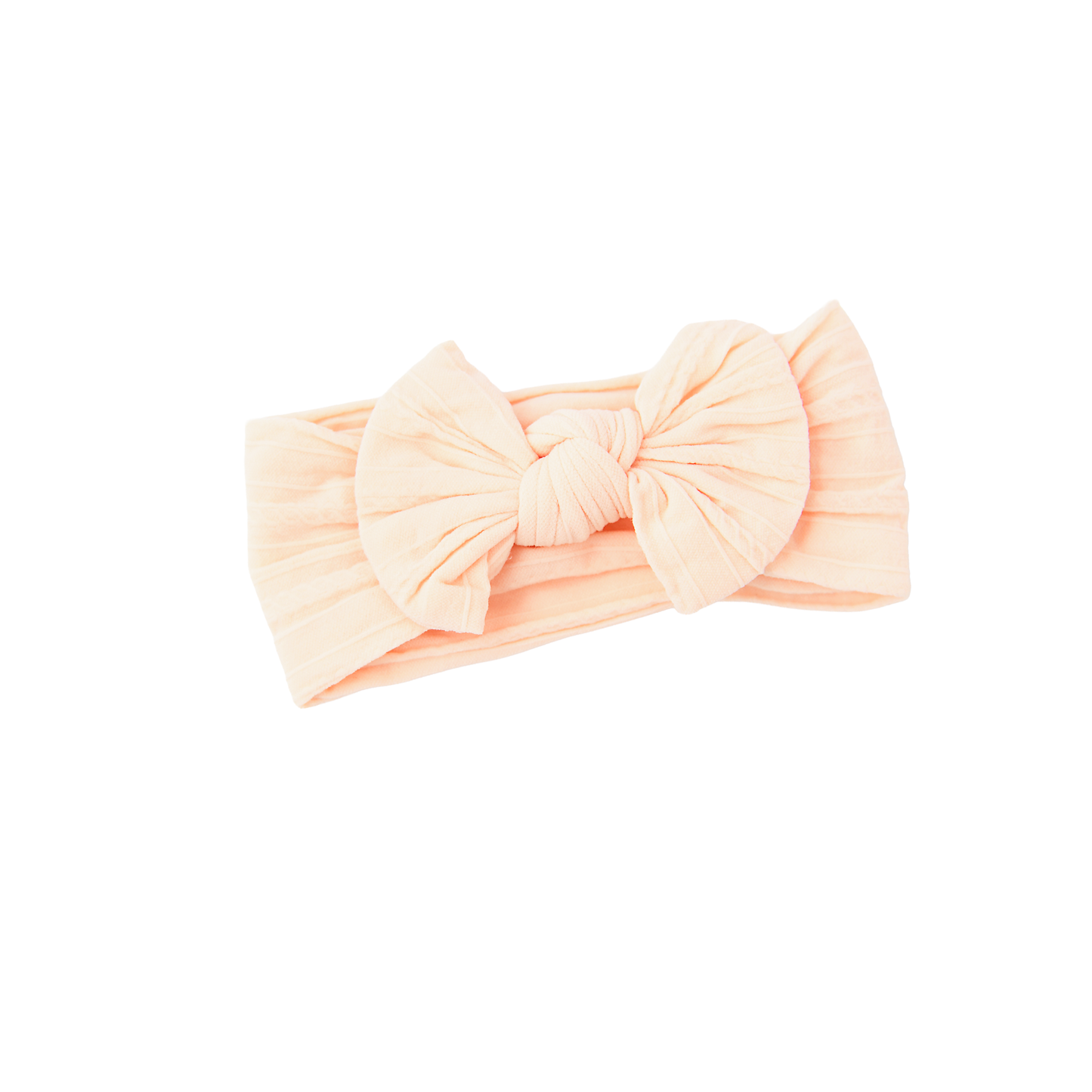 Peach SOFT NYLON ELASTIC HEADBAND Baby